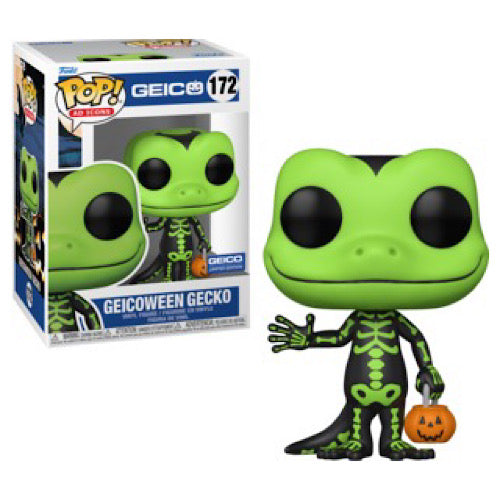 Geicoween Gecko, Geico Limited Edition, #172, (Condition 8/10)