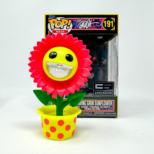 Growing Grin Sunflower, Blacklight, C Future Exclusive, Ron English, # 191, (Condition New)