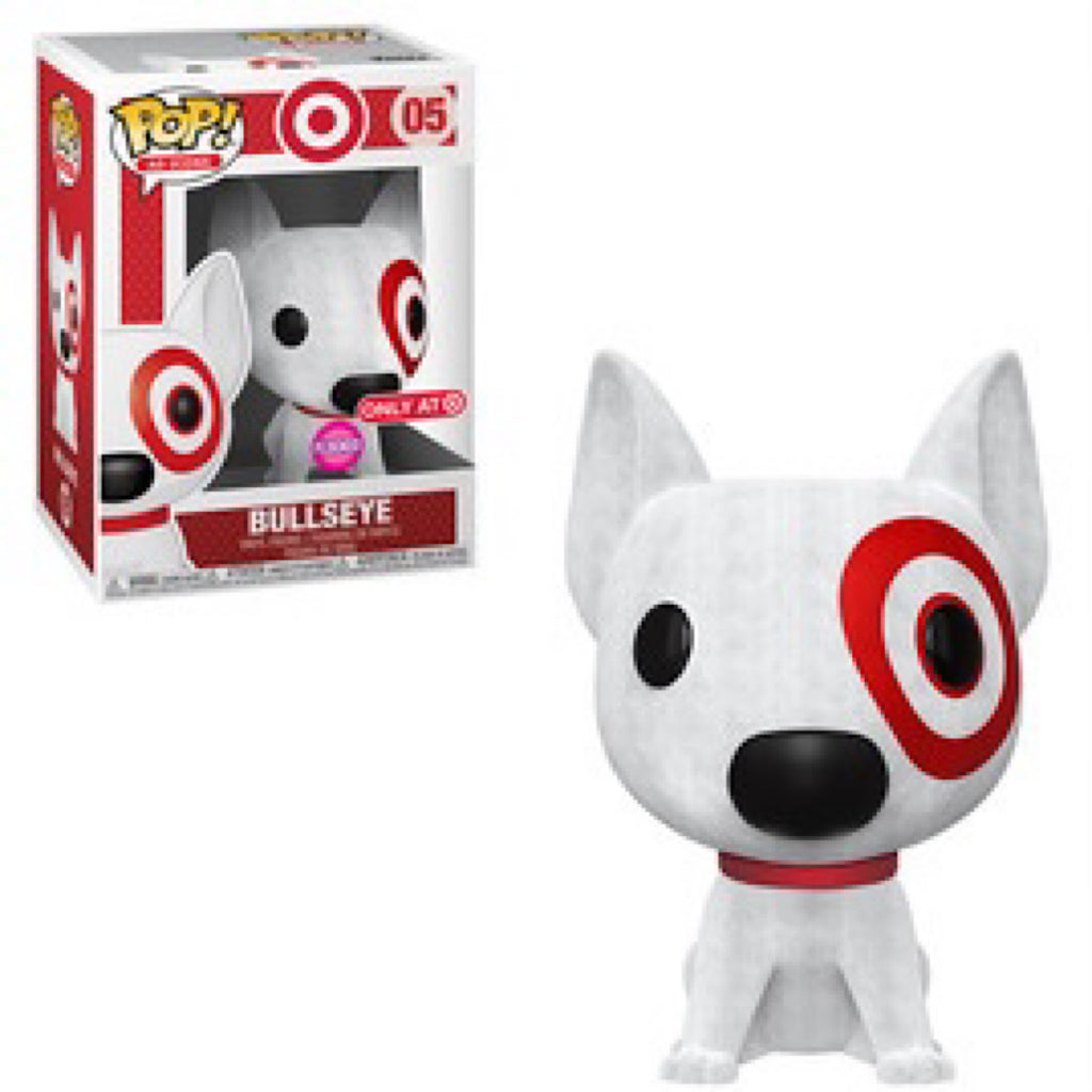 Bullseye, Flocked, Red Collar, Target Exclusive, #05, (Condition 7/10)
