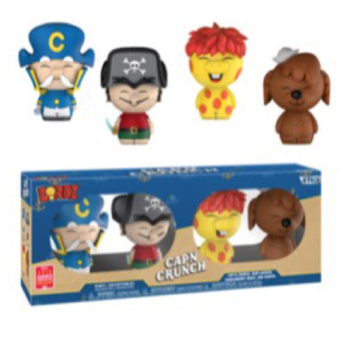 Cap'n Crunch, Jean LaFoote, Crunchberry Beast, and Seadog, Dorbz, 4-Pack, 2018 Summer Convention, (Condition 8/10)