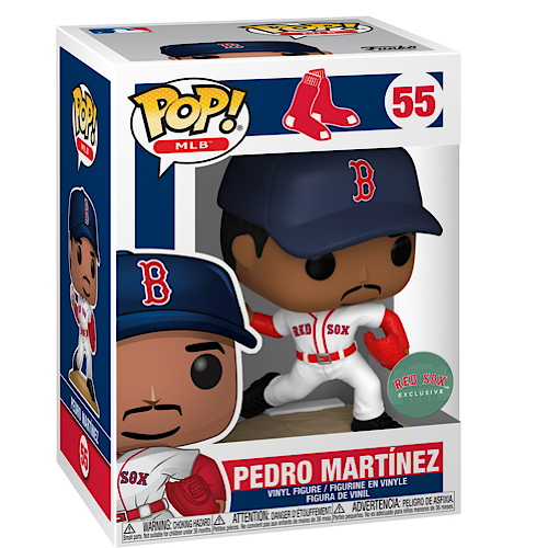 Pedro Martinez, Away, Red Sox Exclusive, #55, (Condition 8/10)