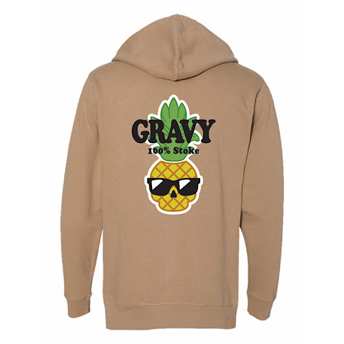 Gravy 100% Stoke Zip Sweatshirt Hoodie, Smeye World x Ben Gravy