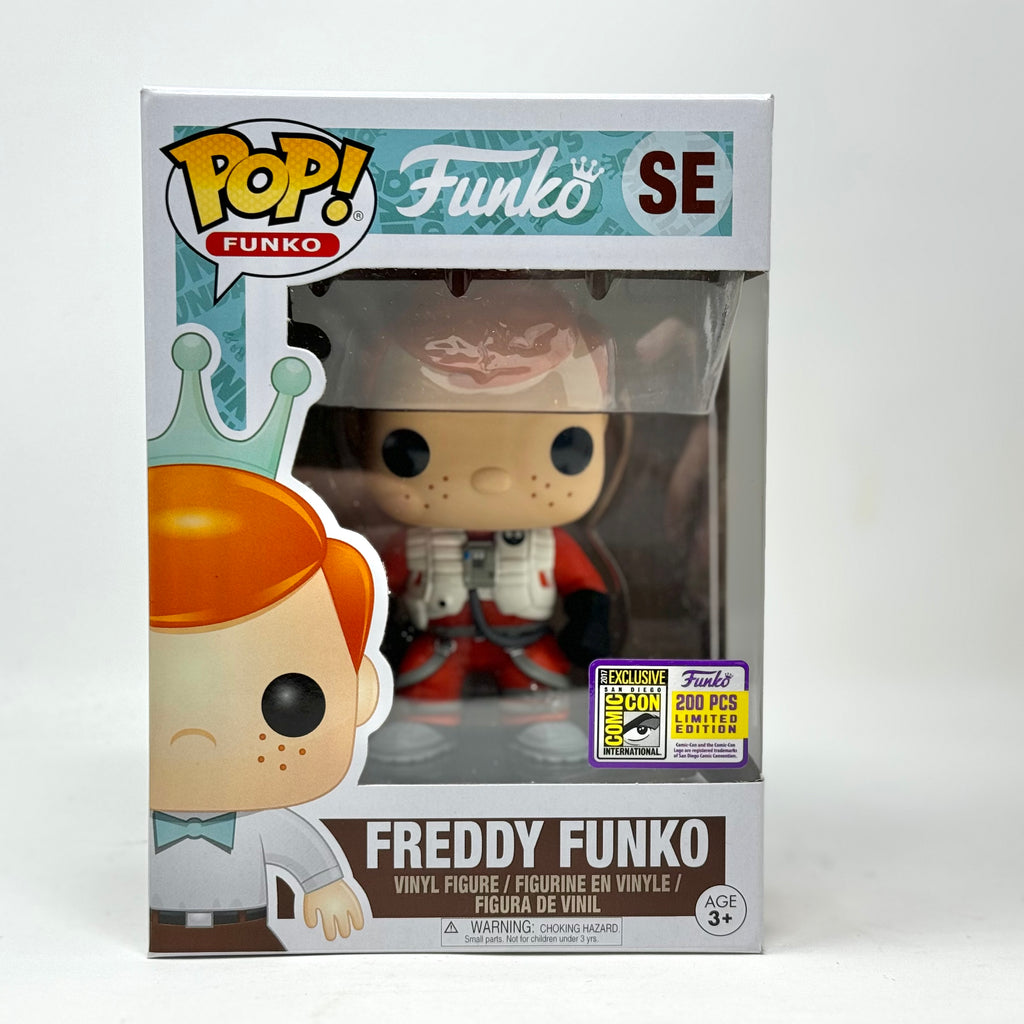 Freddy Funko, Poe Dameron, 2017 SDCC, LE200, #SE, (Condition 7.5/10)