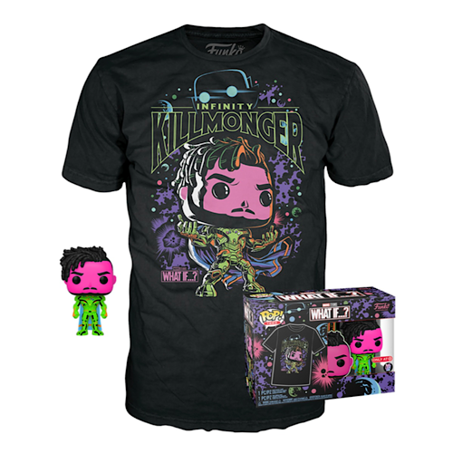 Pop! and Tee: What If - Infinity Killmonger, Blacklight, Target Exclusive, (Condition Unopened))