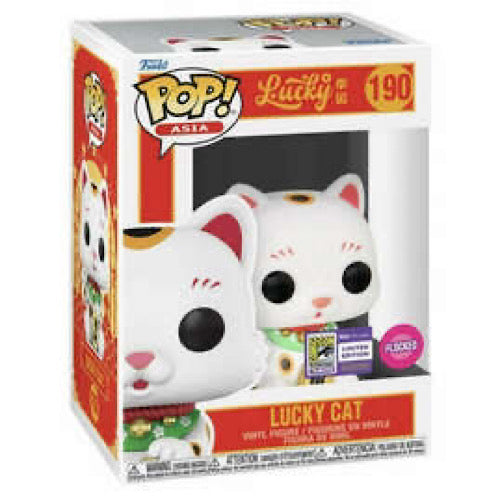 Lucky Cat, Flocked, 2023 SDCC, #190, (Condition 8/10)