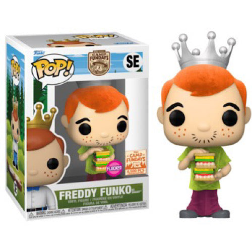 Freddy Funko As Shaggy, Flocked, 2023 Camp Fundays, LE4500, #SE, (Condition 7/10)