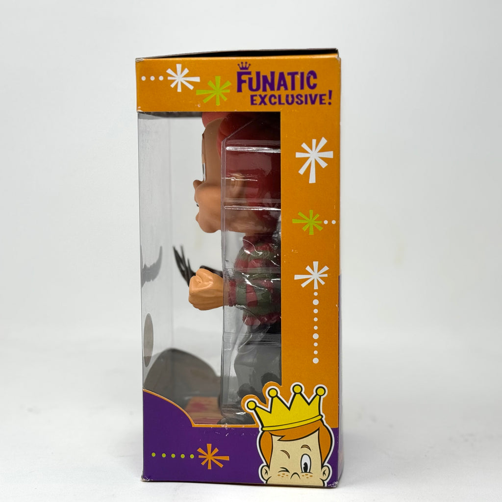 Freddy Funko As Freddy Krueger, Wacky Wobbler, 2011 SDCC, Funatic Collector Series, (Condition 7/10)