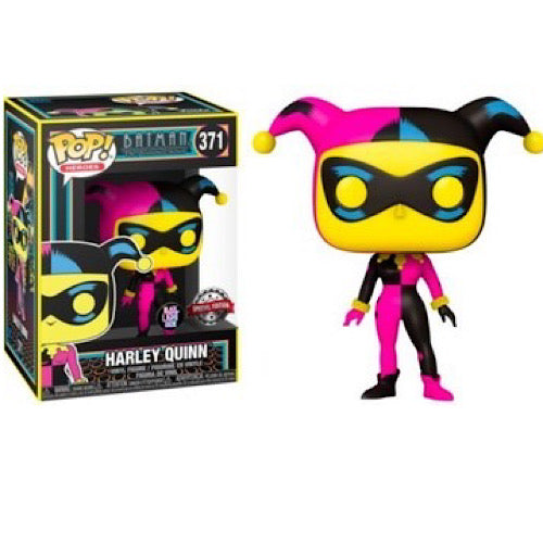 Harley Quinn, Black Light, Glow, Special Edition, #371, (Condition 8/10)