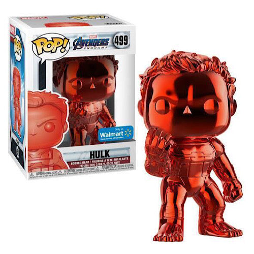 Hulk (Red Chrome), Walmart Exclusive, #499, (Condition 8/10)