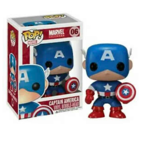 Captain America, Large Font, #06, (Condition 8/10)