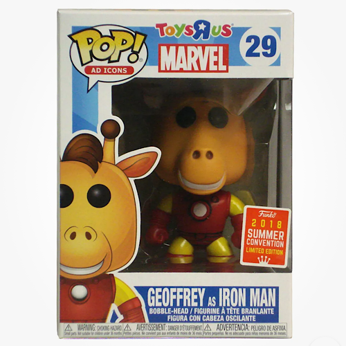 Geoffrey As Iron Man, 2018 Summer Convention Exclusive, #29, (Condition 7/10)