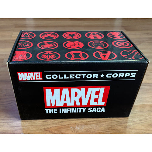 Marvel Mystery Box, 5 PCS; 2 Pops, Tee, Pin; The Infinity Saga, (Condition 8/10)