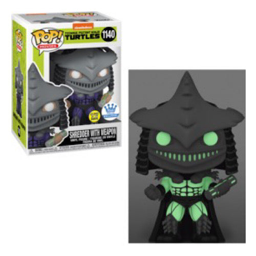 Shredder with Weapon, Glow, Funko Shop Exclusive, #1140, (Condition 8/10)