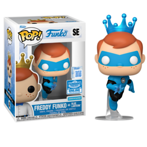 Freddy Funko As Blue Lantern, 2025 Fundays Online, LE2000, #SE, (Condition 8/10)
