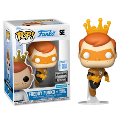 Freddy Funko As Orange Lantern, 2025 Fundays Experience Show, LE3100, #SE, (Condition 8/10)