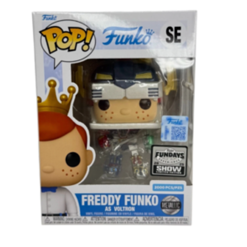 Freddy Funko As Voltron, Metallic, 2025 Fundays Experience, LE2000, #SE, (Condition 8/10)