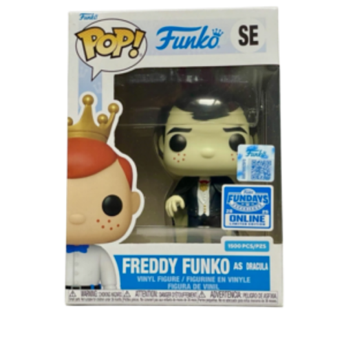 Freddy Funko As Dracula, 2025 Fundays Online, LE1500, #SE, (Condition 8/10)