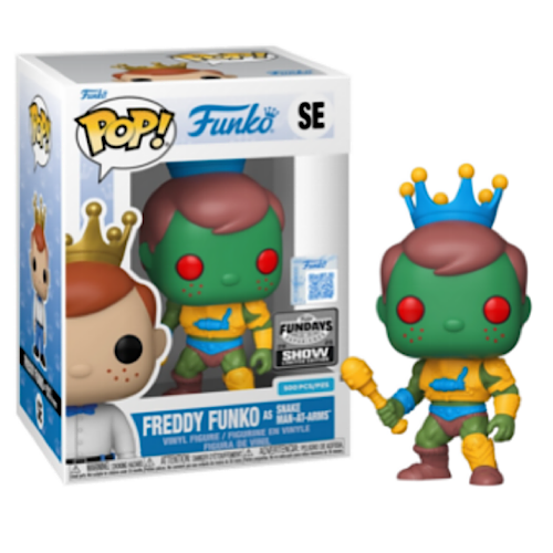 Freddy Funko As Snake Man-At-Arms, 2025 Fundays Experience Show, LE500, #SE, (Condition 8/10)