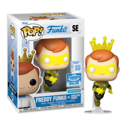 Freddy Funko As Sinestro Corps, 2025 Fundays Online, LE1000, #SE, (Condition 8/10)