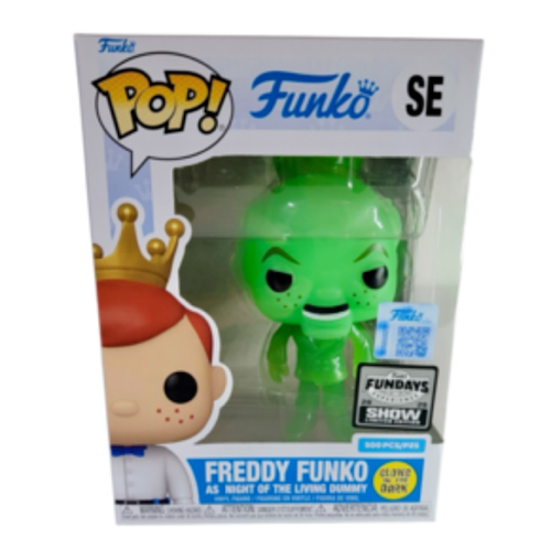 Freddy Funko As Night Of The Living Dummy, Glow, 2025 Fundays Experience, LE500, #SE, (Condition 8/10)