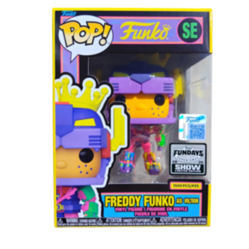 Freddy Funko As Voltron, Blacklight, 2025 Fundays Experience, LE1500, #SE, (Condition 8/10)