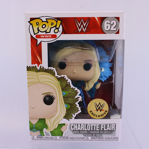 Charlotte Flair, WWE Exclusive, #62, (Condition 8/10)