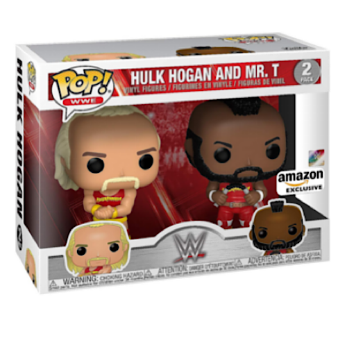 Hulk Hogan and Mr. T, Amazon Exclusive, 2-Pack, (Condition 8/10)