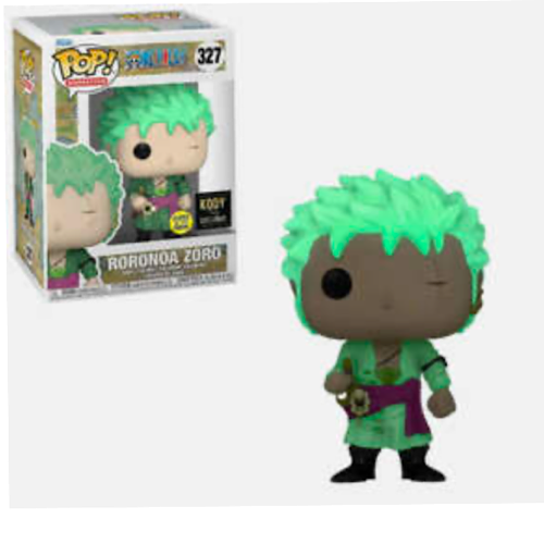 Roronoa Zoro, Glow, Kody Trading Exclusive, #327, (Condition 8/10)