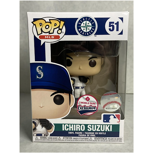 スポーツ Funko POP! Ichiro Suzuki 51 Exclusive Ichiro Suzuki, T-Mobile Park Exclusive, #51, (Condition 7.5