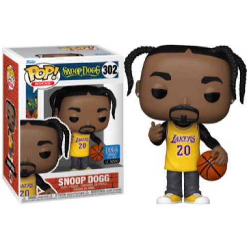 Snoop Dogg Yellow Lakers Jersey #302 Funko Pop purchases Tha Dogg House Exclusive