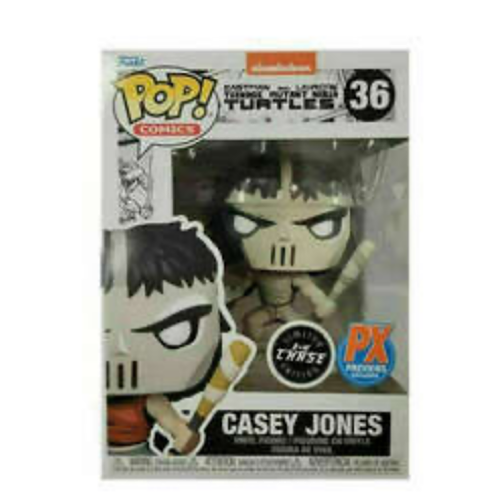 Casey Jones, Black and White Chase, PX Exclusive, #36 (Condition 7/10)