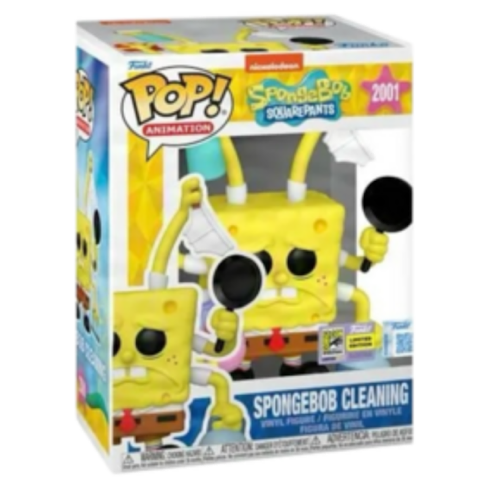 Spongebob Cleaning, 2025 SDCC, #2001, (Condition 7.5/10)