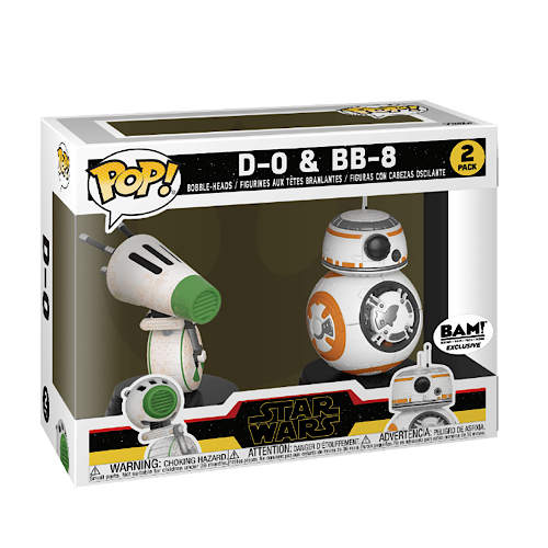 D-0 & BB-8, Bam Exclusive, 2-Pack, (Condition 6.5/10)