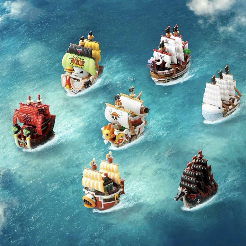 Pop Mart - One Piece, The Grand Line Series Vehicles Assortment, Single Blind Box, (Condition New)