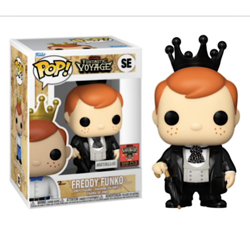 Freddy Funko As The Penquin, Metallic, 2024 Funtastic Voyage Exclusive, LE500, #SE, (Condition 8/10)