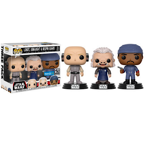 Lobot, Ugnaught & Bespin Guard, Walmart Exclusive, 3-Pack, (Condition 8/10)