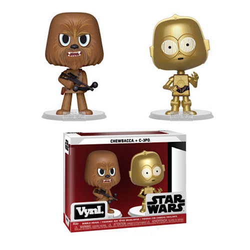 Chewbacca + C-3PO, 2-Pack, Vynl., (Condition 7/10)