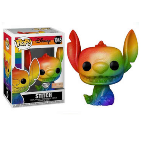 Stitch, Rainbow, Diamond, Box Lunch Exclusive, #1045, (Condition 7/10)
