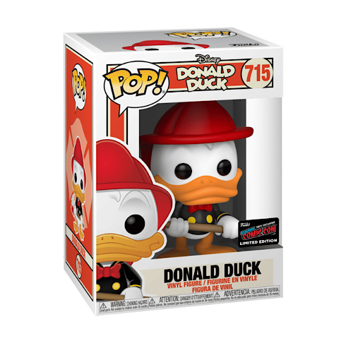 Donald Duck (Firefighter), 2019 NYCC Exclusive, #715, (Condition 6.5/10)