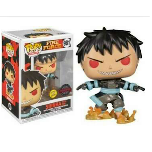Shinra with Fire, Signed COA, Glow, Special Edition, #981, (Condition 8/10)