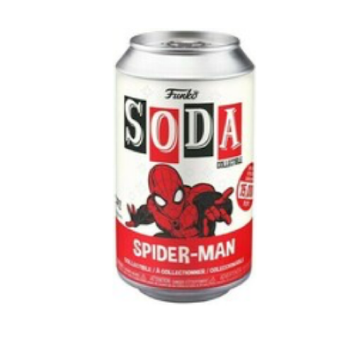 Vinyl SODA: Spider-Man: No Way Home- Spider-Man, Common, Unsealed Can, (Condition 8/10)