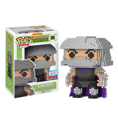 Shredder, 8-Bit, 2017 Fall Convention Exclusive, #08, (Condition 6/10)