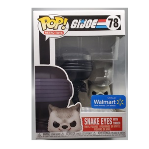 Snake Eyes with Timber, Walmart Exclusive, #78, (Condition 6.5/10)