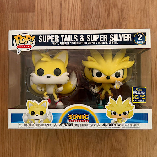 Super Tails & Super Silver, 2020 Summer Convention, 2-Pack, (Condition 7.5/10)