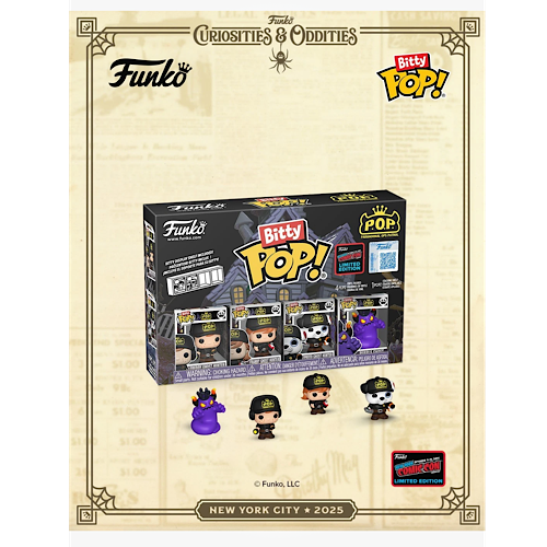 Paranormal Ops Patrol, Bitty Pop, 2025 NYCC , 4-Pack, (Condition 8/10)