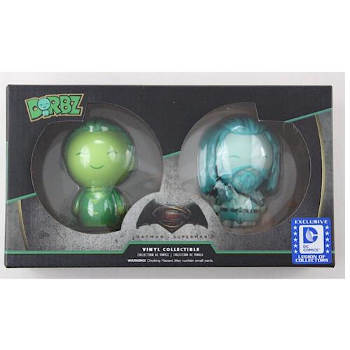 Superman & Aquaman, Dorbz, DC Legion of Collectors, 2-Pack, (Condition 8/10)