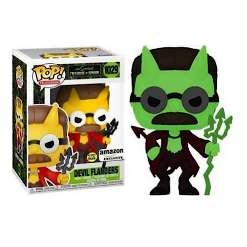Devil Flanders, Glow, Amazon Exclusive, #1029 (Condition 6/10)