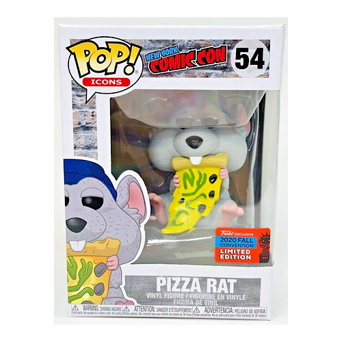 Pizza Rat, 2020 Fall Convention LE, #54, (Condition 6.5/10)