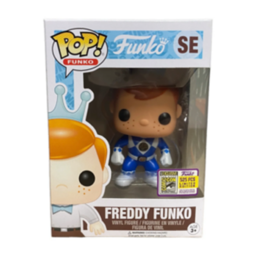 Freddy Funko, As Blue Ranger, 2017 SDCC, LE525, #SE, (Condition 7/10)