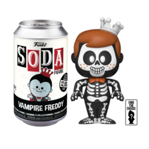 Vampire Freddy, SODA, Skeleton, Chase, Funko Shop Exclusive, LE2000, (Condition 8/10)